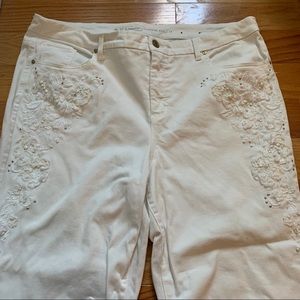 Chico’s brand pearl jeans